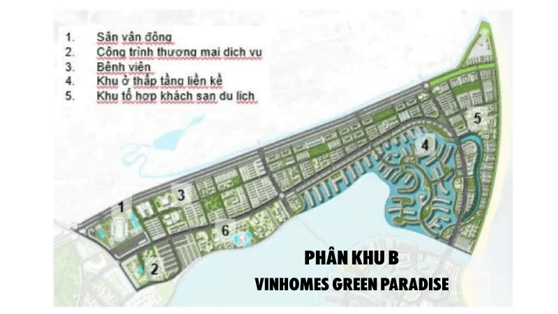 Phân khu B Vinhomes Green Paradise