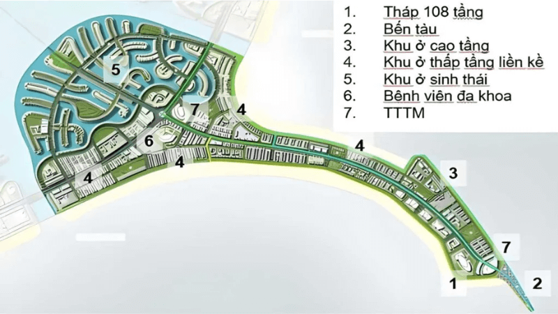 Vị trí phân khu C Vinhomes Green Paradise