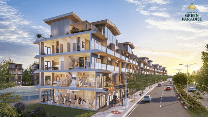 Biệt thự/Shophouse tại dự án Vinhomes Green Paradise