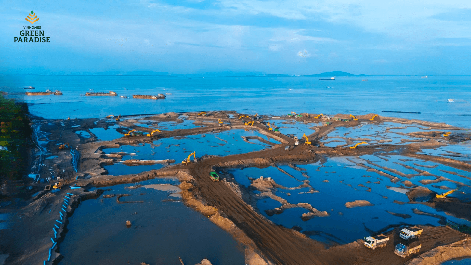 Hình ảnh tiến độ xây dựng Vinhomes Cần Giờ tháng 10