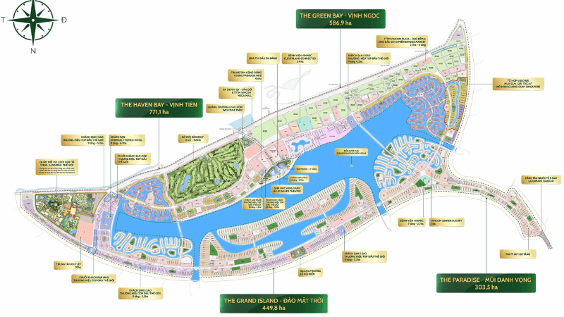 Tổng quan mặt bằng Vinhomes Green Paradise