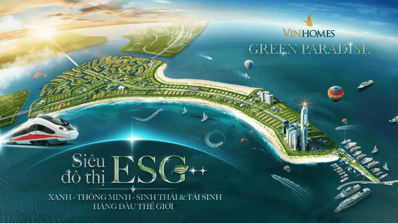 Vinhomes Green Paradise - Siêu đô thị biển Cần Giờ