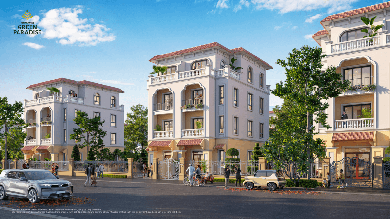 Ảnh mô phỏng biệt thự tiểu khu Vịnh Tiên siêu dự Vinhomes Cần Giờ