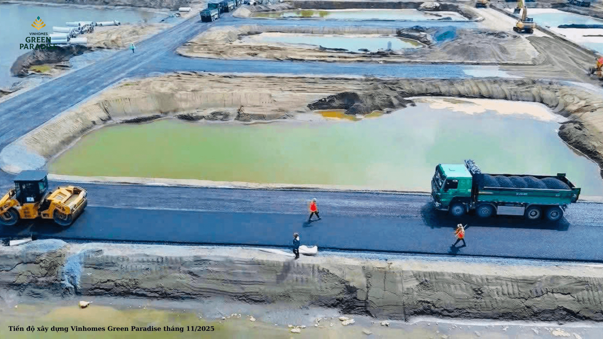 Tiến độ thực tế Vinhomes Green Paradise