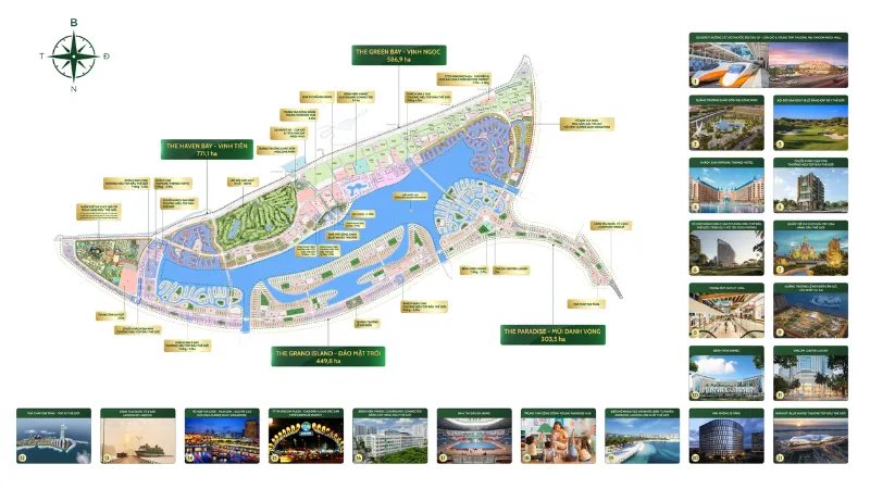 Hệ thống tiện ích Vin Cần Giờ trên bản đồ