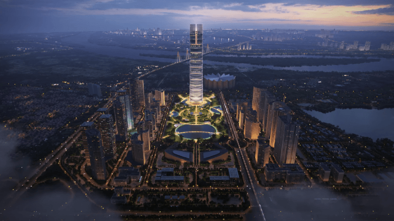 Tòa tháp 108 tầng & Trung tâm tài chính quốc tế